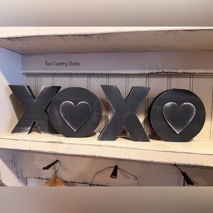 Handcrafted XOXO Blocks